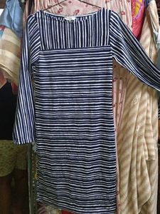 Striped Long Sleeve Dress