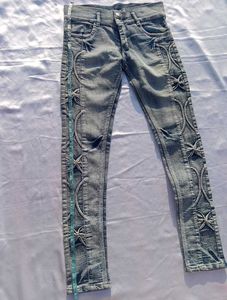 Designer Jeans with Unique Embellishments