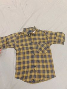 kids Checked Casual Shirt