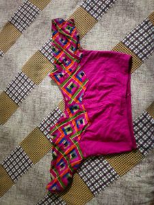 Printed Ethnic saree With Blouse