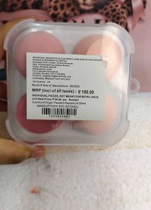 Set of 4 Makeup Sponges
