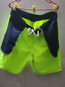 LIFEMORE Neon Green Swim Shorts