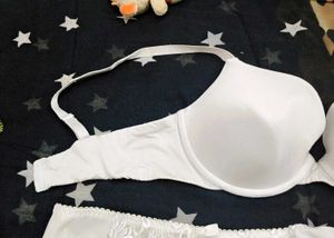 Comfortable White Bra and Panty Set