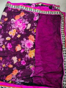 Party Wear Georgette Saree With Blouse