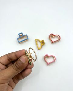 Set of 5 Cute Steel Hair Clips