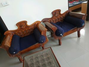 Rajwaada Sofa Set Of 2 And A Table