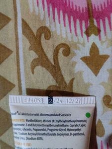 episoft Ac moisturizer with microencapsulated Suns