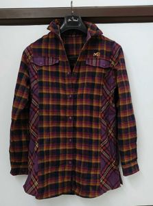 Millet Plaid Button-Up Shirt
