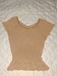 Chic V-Neck Ruffled Top