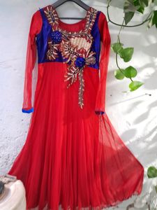 Red Hot  Heavy Gown ❤️
