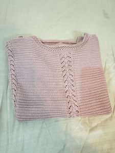 Chic Pink Knit Sweater