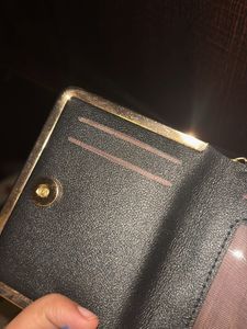 cute black wallet