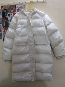Cream Puffer Coat