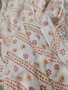 Beautiful flowerle cotton long dupatta