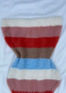 Tube Fur Bodysuit