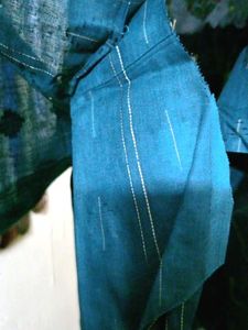 (new)pure cotton one's side pocket Elegant Teal Em