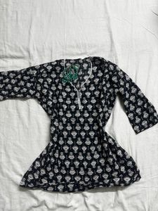 pure cotton Printed Kurta Top