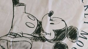 bust 34 Mickey Mouse Graphic Tee