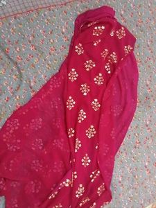 Nikhilthampi×Indya Pink Floral Print Dupatta