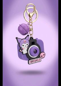 Cute Kuromi Camera Keychain