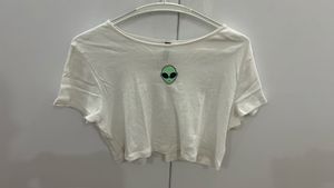 Cute Alien Crop Top | L