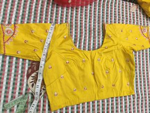 Vibrant Yellow &amp; Red Lehenga Choli Set