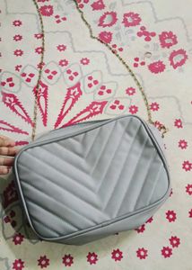grey sling Bag