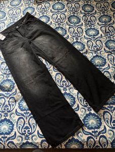 Black faded Denim Jeans