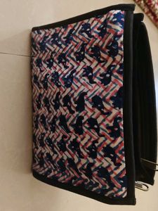 Unique Printed three compartment Bag