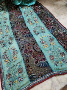 unique handwork saree