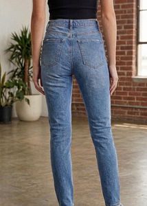 Stylish Ripped Blue Denim Jeans