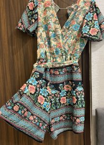 Floral Print Jumpsuit