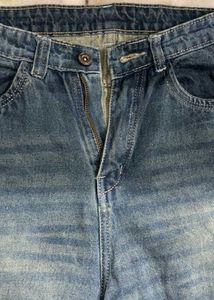 Vintage Wash Denim Jeans