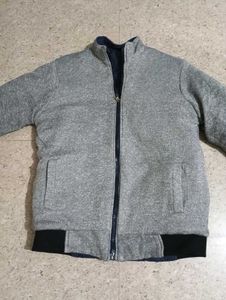 Vintage Navy Blue Puffer Jacket
