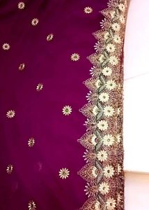 Beautiful Embroidered Saare🌸❤