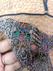 Oxidised Choker Set