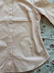 Classic Peach Button-Down Shirt