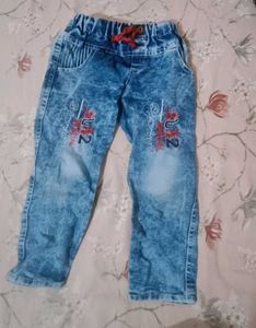 Cute Girls Denim Jeans Set