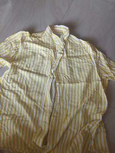 Striped Button-Down Shirt