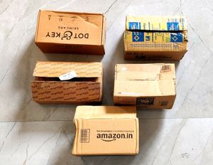 5 Cardboard Boxes Packing Box , Packaging Material