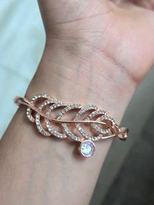 Rose Gold Sparkle Bangle Bracelet