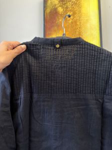 cotton Black Kurta