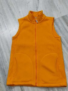 Orange Fleece Vest