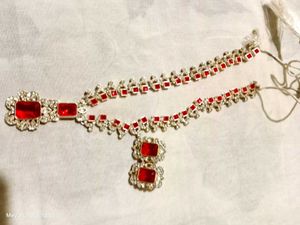 Stunning Red Stone Jewellery Set