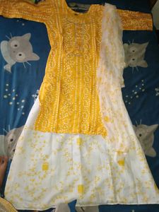 Stylish Rayon Bandhani Kurtas For Women