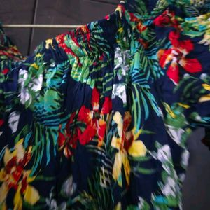 Boho Floral Off-Shoulder Maxi Dress