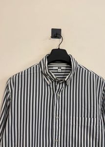 Classic Striped Button-Down Shirt