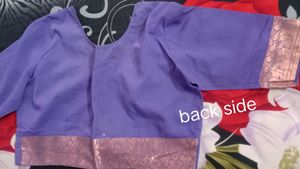 Purple Cotton Blouse