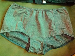 Blue Glitter Bra N Panty Set