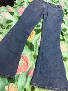 Blue Flared Jeans